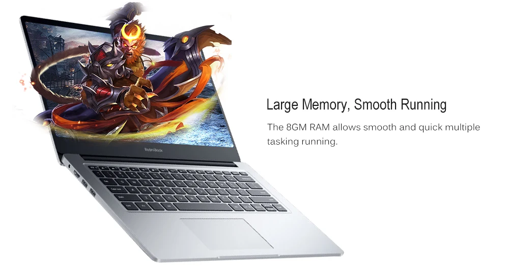 Ноутбук Xiaomi RedmiBook 14 ''Intel Core i7-8565U NVIDIA GeForce MX250 четырехъядерный 8 Гб ОЗУ 512 ГБ SSD ноутбук 1920x1080(FHD