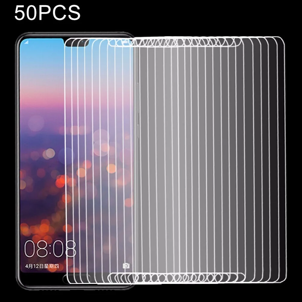 

50 PCS Screen Protector For Huawei P20 0.26mm 9H Surface Hardness 2.5D Explosion-proof Tempered Glass Screen Film Front Film
