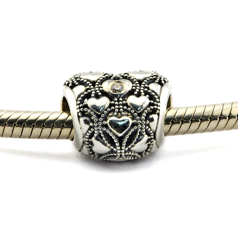 Подлинное 925 пробы серебро клубного шарма бусины подходят к оригиналу Pandora