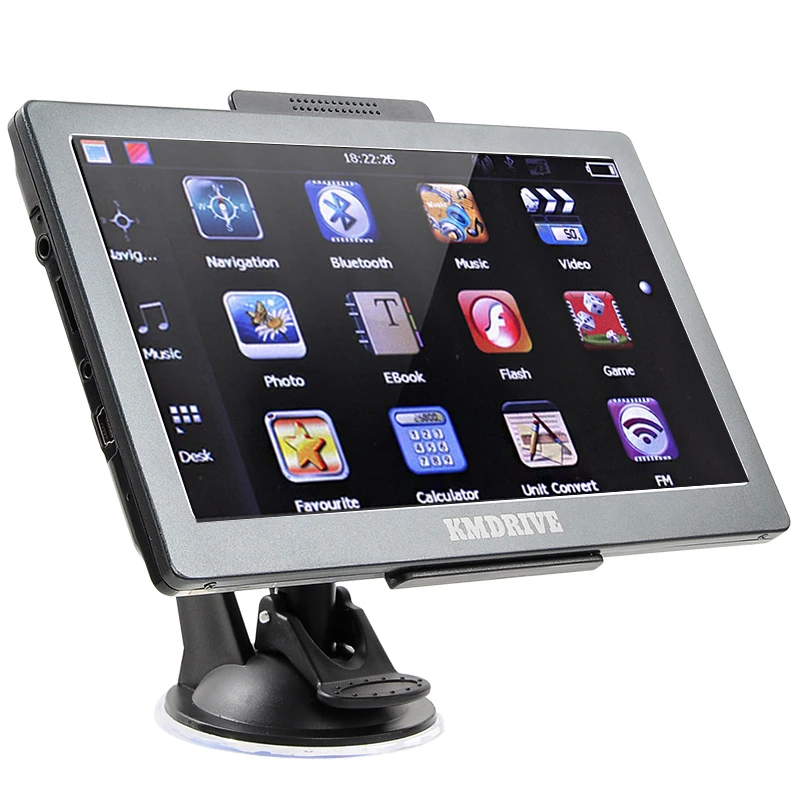7 дюймовый емкостный сенсорный GPS навигатор KMDRIVE для автомобиля/грузовика
