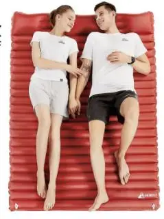 Outdoor 2 Person Camping Moisture Proof Mattres Automatic Inflatable Bed Mat Portable Car Sex Tent Sleeping Pad Air Cushion | Спорт и
