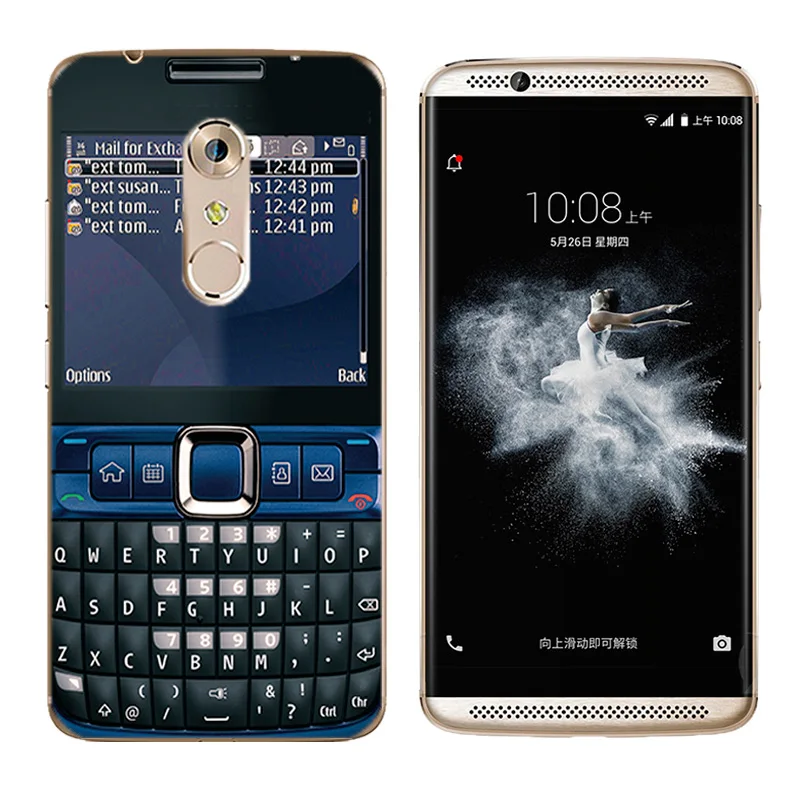 Для ZTE Axon 7 A2017 Чехлы Мягкий силиконовый чехол с принтом жизни 5 дюймов задняя