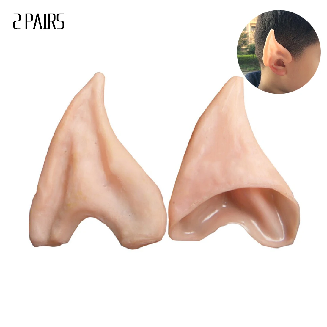 1 пара Лидер продаж латексные маскарадные костюмы для косплея с ушками эльфа