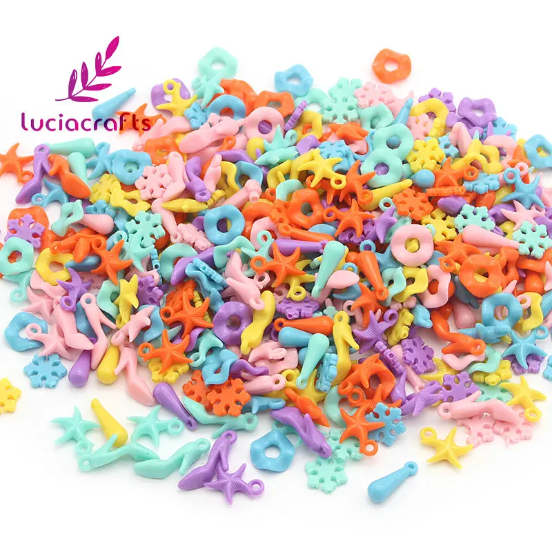 Lucia crafts 50 г около 120 шт. акриловые бусины Сделай Сам ручной работы аксессуары