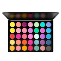 colorful eyeshadow pallete glitter highlighter shimmer matte make up pigment eye shadow palette 35 pans
