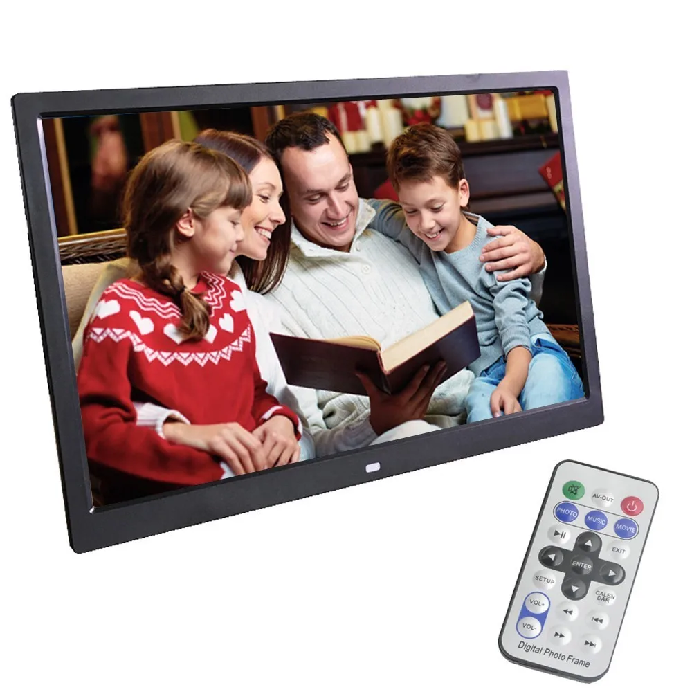 LieDao 14 дюймов цифровая фоторамка полная функция светодиодный HD 1280*800 электронный