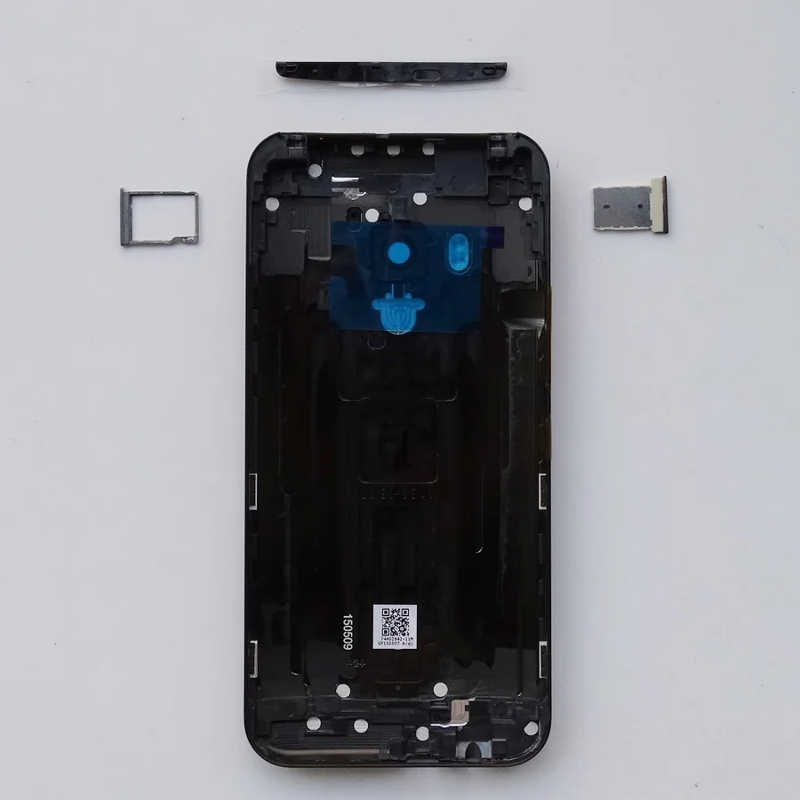 Алюминиевый аккумулятор Корпус задняя дверь на замену, для HTC One M9 чехол с верхней крышкой+ sim-лоток+ SD TF лоток+ боковые кнопки
