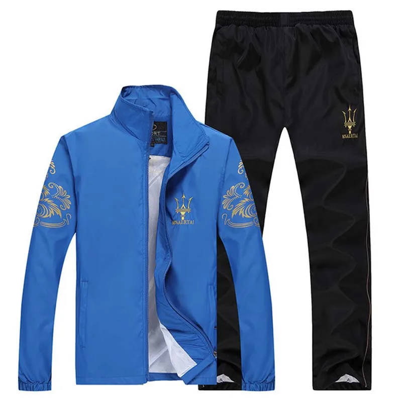 Мужские спортивные костюмы тренировочные для мужчин бега спортивная одежда