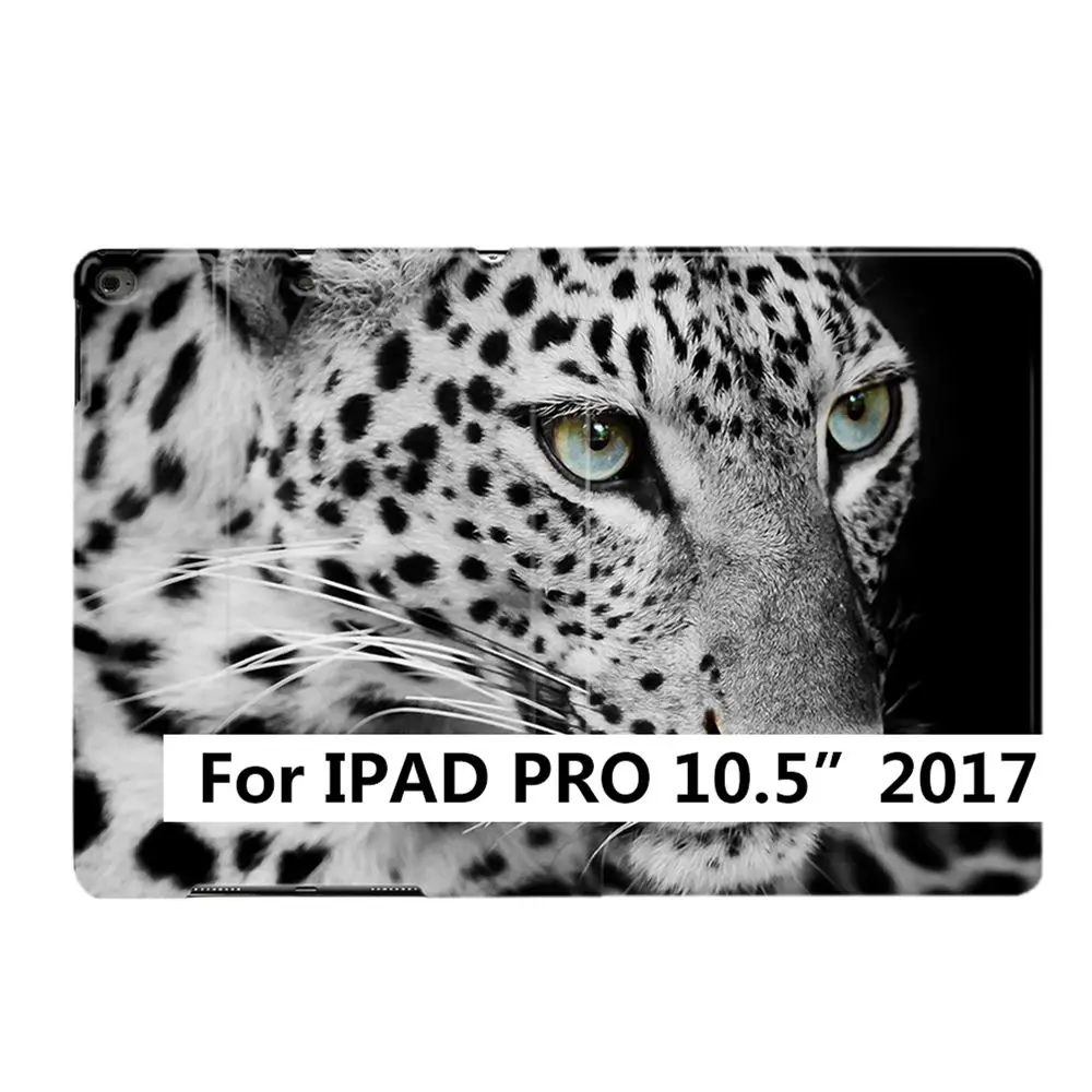 iPad PRO 10.5 2017 Черная пантера леопард животное из искусственной кожи Стенд Смарт чехол для iPad Air 1 2 3 9," 56 7th 10,2" 10," PRO Mini 4 5 - Цвет: iPad PRO 10.5 2017