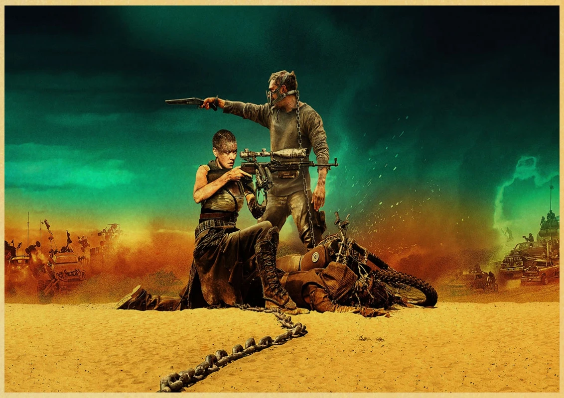 Mad Max фильм винтажные Плакаты для домашнего декора крафт-бумага высокого качества плакат стикер стены - Цвет: A021