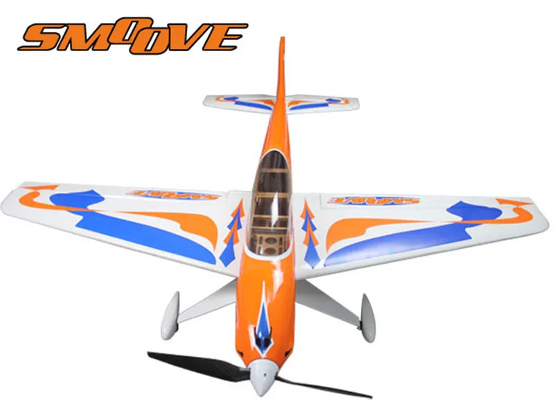 Dynam 1660 мм Balsa Smoove RC самолет комплект CF Пропеллер для модели W/O ESC двигатель TH03633
