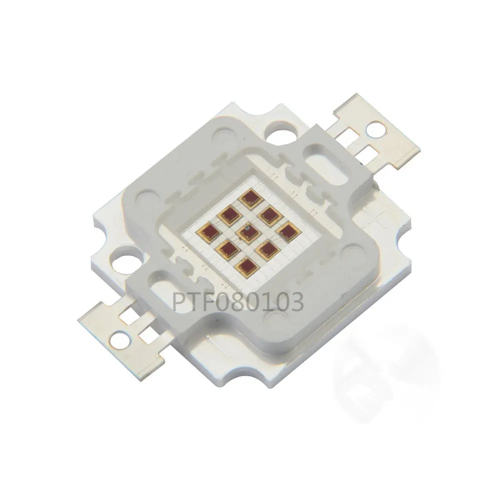 10 Вт светодиодный чип IR 730Nm 850Nm 940Nm COB инфракрасные лампочки датчик обнаружения