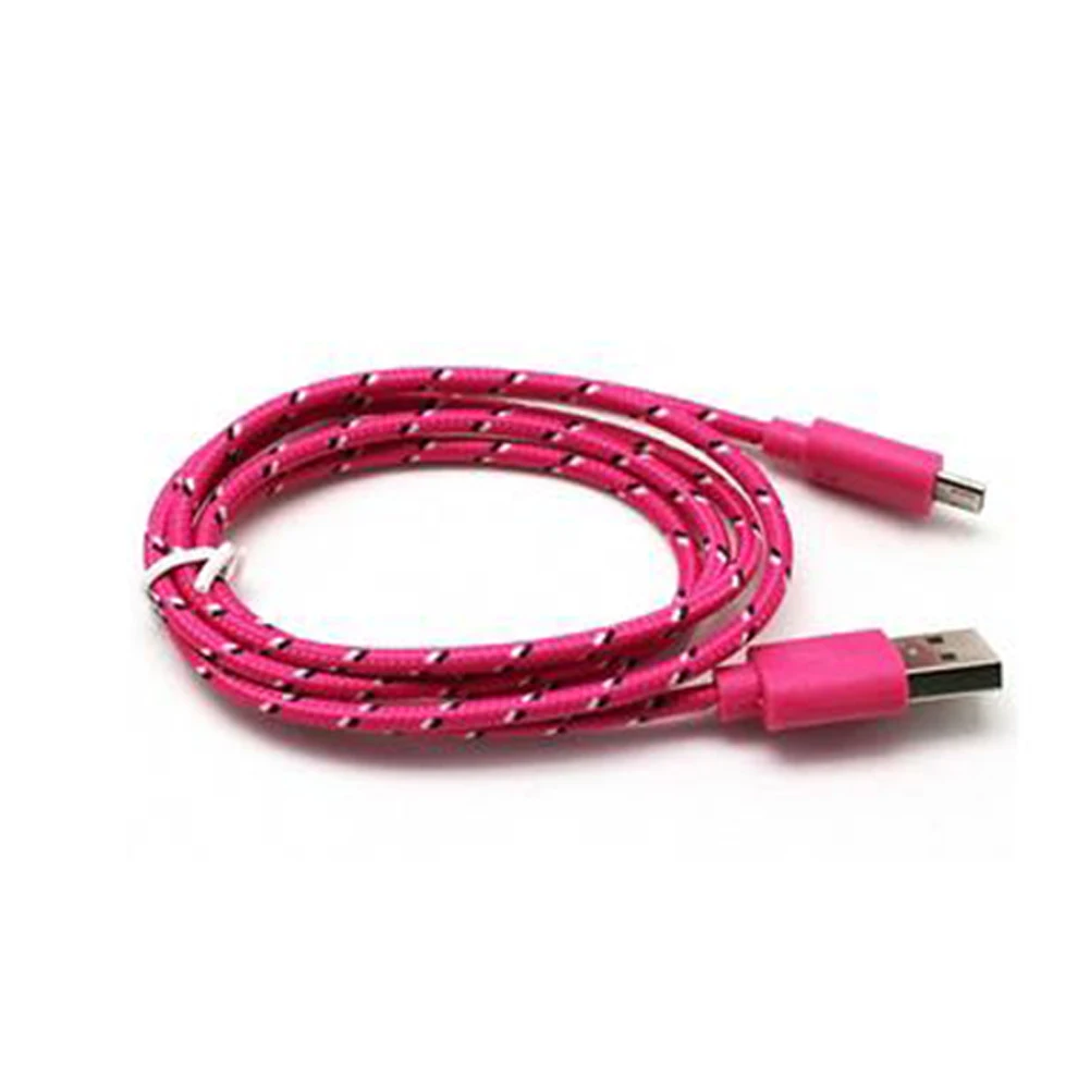 10ft V8 плетеный кабель Micro USB синхронизации данных Зарядное устройство кабели для