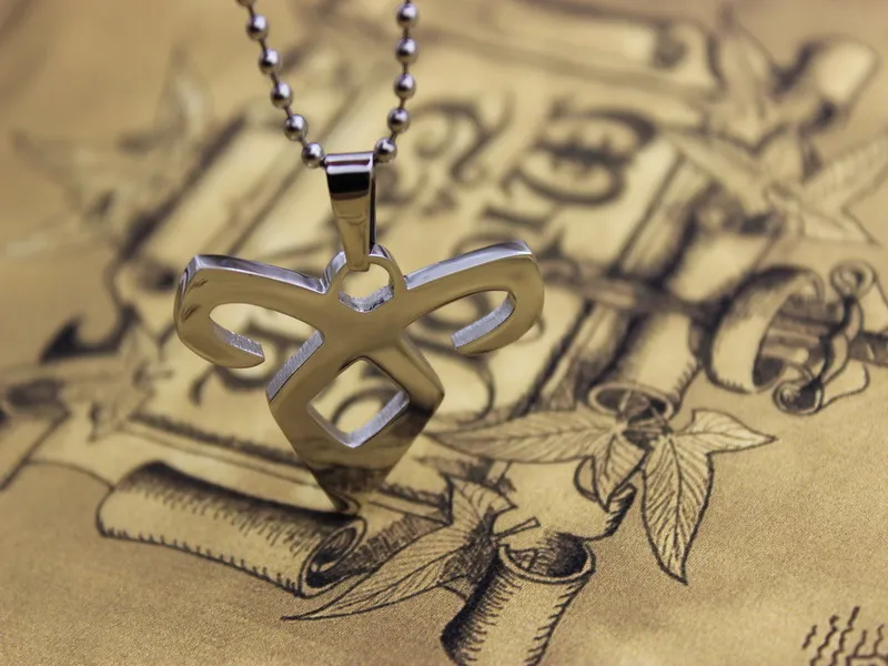 The Mortal Instruments: ожерелье из титановой стали с ангельской мощью и цепочкой