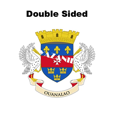 Double Sided YAZANIE Франция Гваделупа Новая Каледония Майотта Святого бартельми южные и Антарктические земли Мартиника французские регионы флаги - Цвет: Double Sided