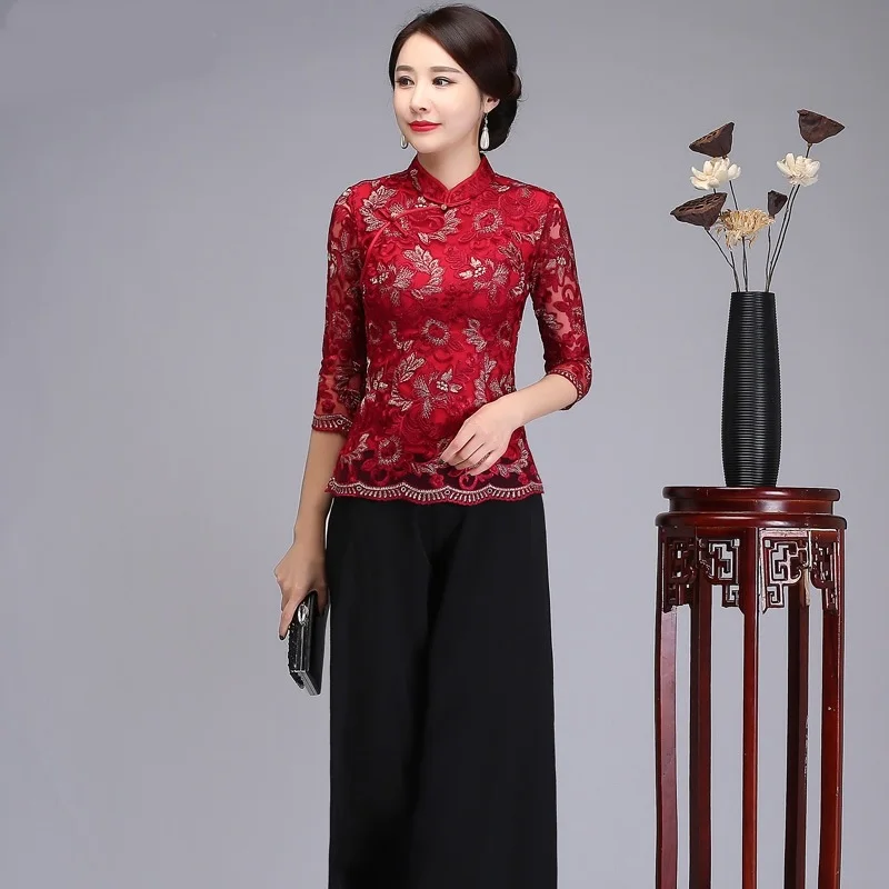Традиционная китайская одежда для женщин Cheongsam Qipao Шанхай Tang женский винтажный