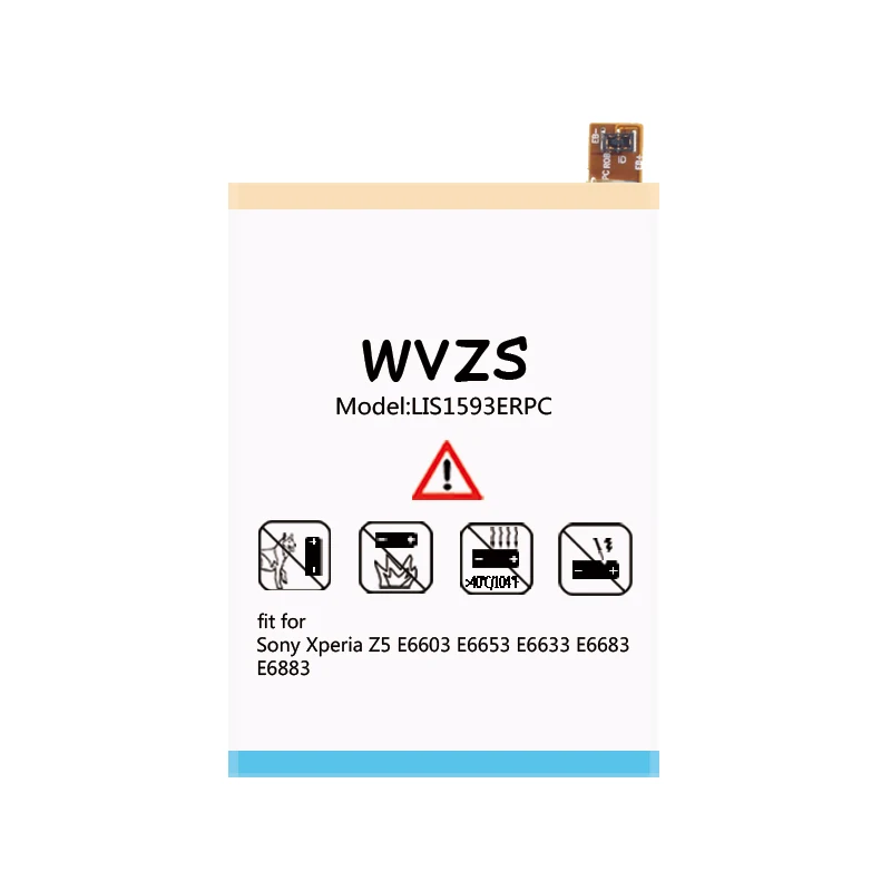 Wvzs 4100 мА/ч замена Батарея LIS1593ERPC для sony Xperia Z5 E6603 E6653 E6633 E6683 E6883 | Мобильные телефоны