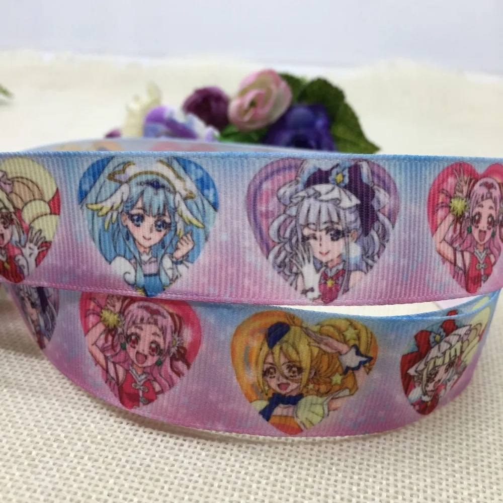 1 "(25 mmcute japonesa de dibujos animados 2019 nueva llegada cintas accesorios para el cabello la cinta 10 yardas|Ленты для шитья|