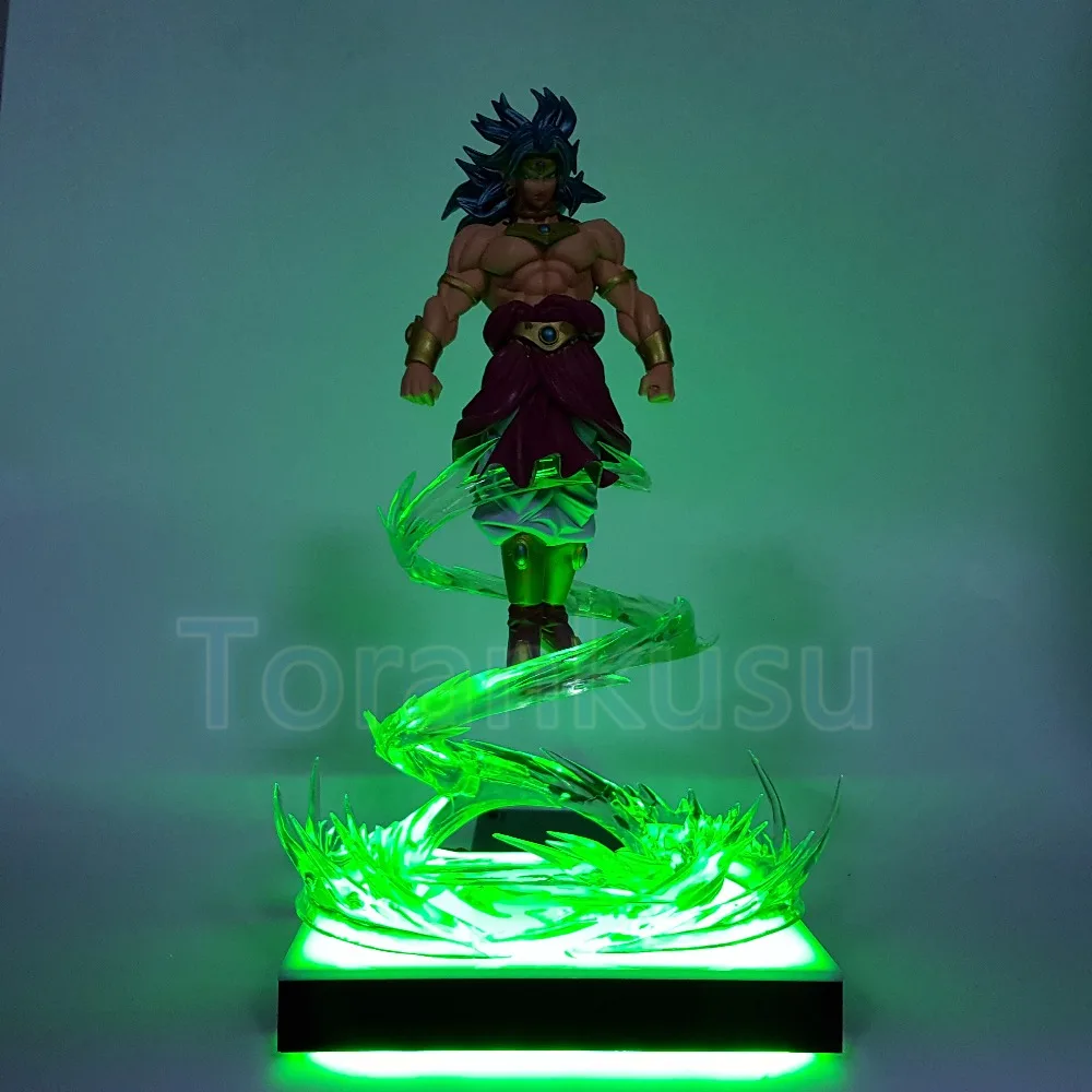 Dragon Ball Z фигурка броли с эффектом Летающий светодиодный светильник DIY дисплей игрушка Супер Saiyan Dragon Ball Borli DBZ DIY138