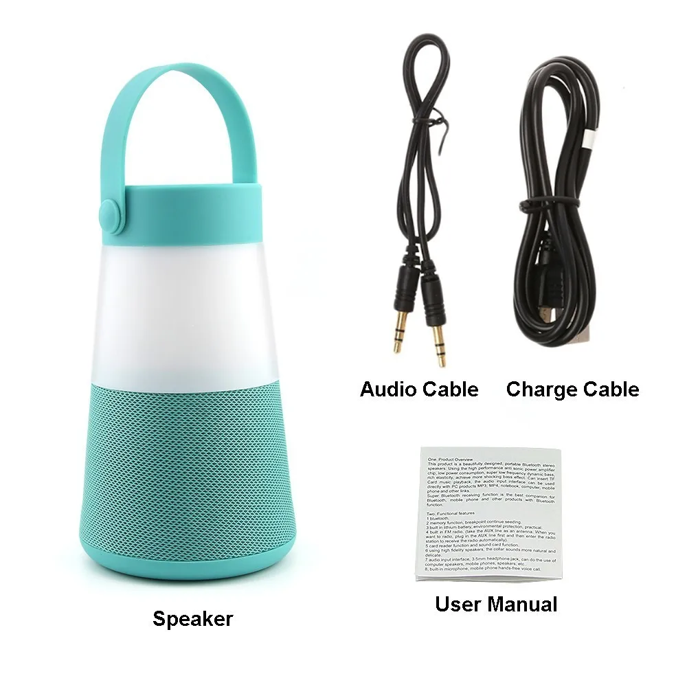 CHYI кемпинговая лампа Bluetooth динамик фонарь летучая мышь TWS сабвуфер Беспроводная