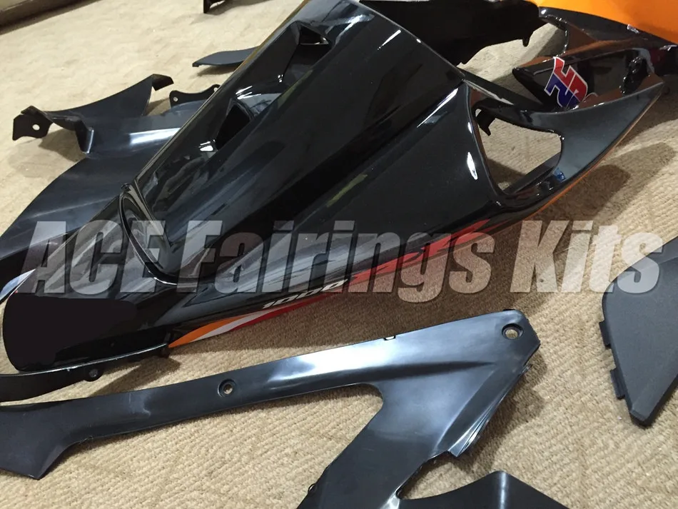 Новый комплект обтекателей из АБС-пластика 100% подходит для Honda CBR1000RR 04 05