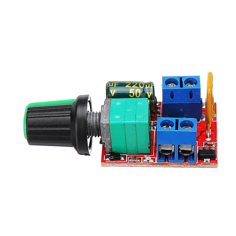 DC 3V к 35V 5A 90W Мини мотор контроллер скорости ШИМ модуль регулятор регулируемый