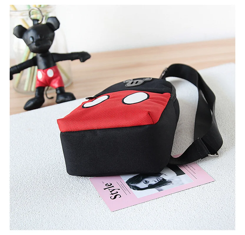 Детский маленький плюшевый рюкзак Minnie Mickey сумка мессенджер для мальчиков