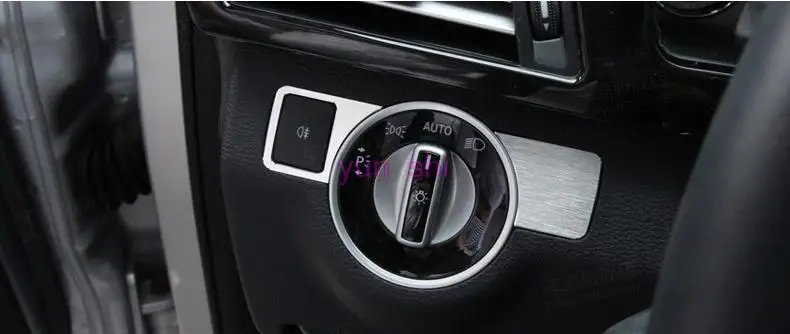 Кнопка регулировки крышки фары декоративная лампа наклейка для Mercedes-Benz A B C E class GLK