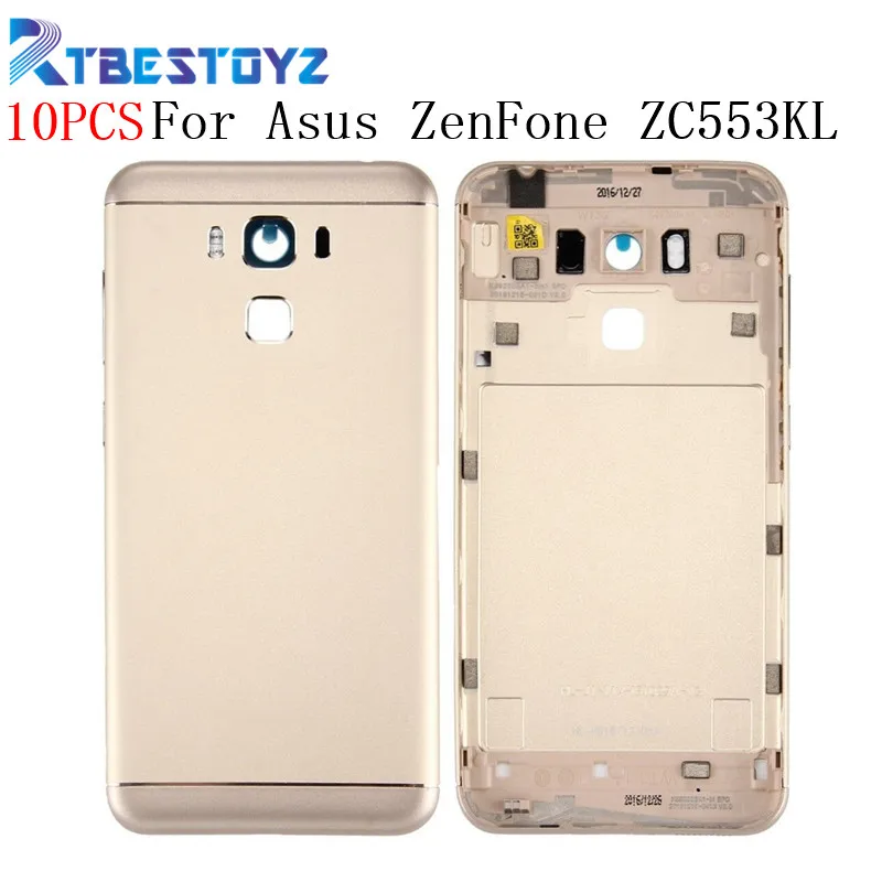 

RTBESTOYZ 10PCS/lot ZC553KL Battery Back Cover For ASUS Zenfone 3 Max ZC553KL Battery Door Back Case Housing With Logo