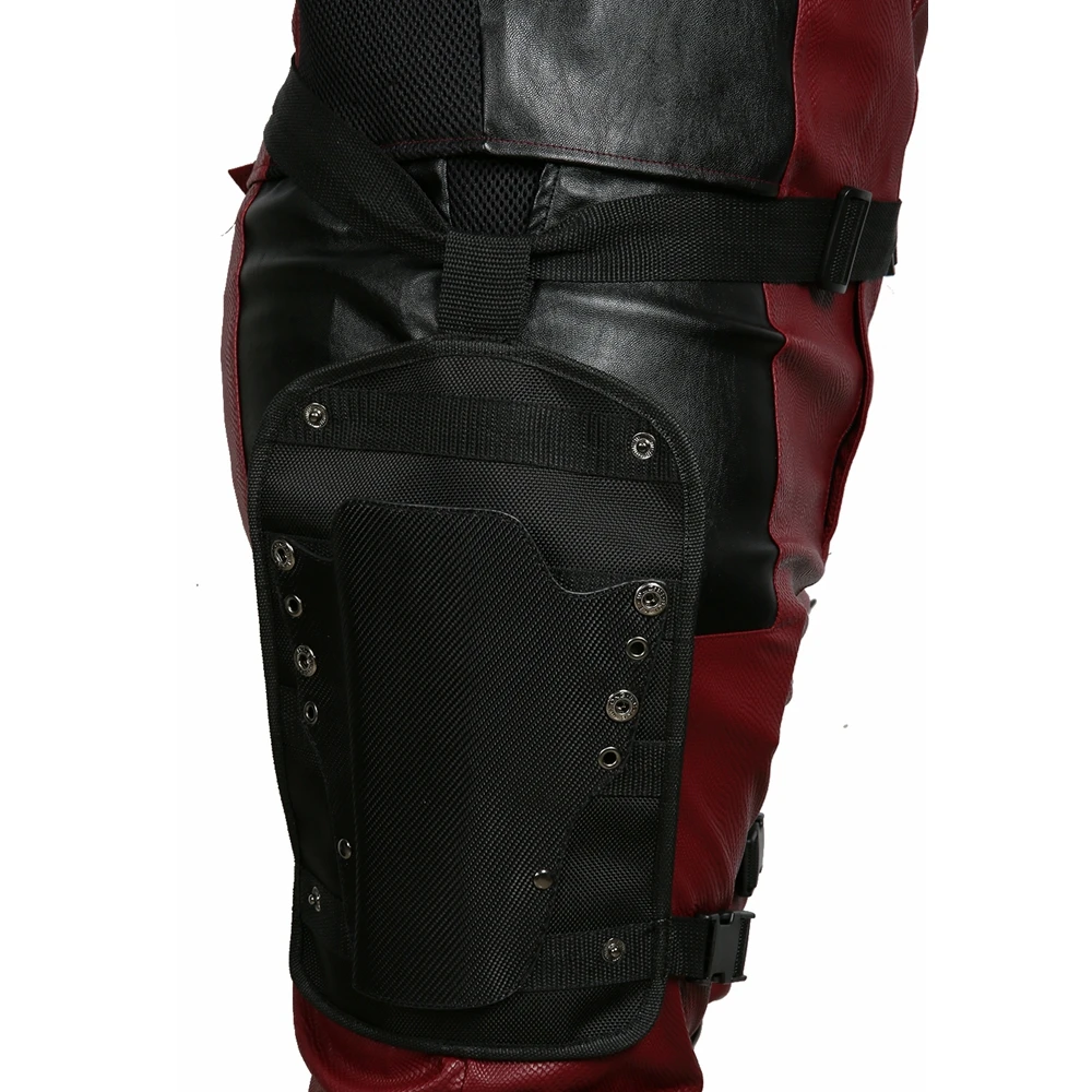 Coslive Дэдпул 2 косплэй Фирменная Новинка ремень и Тактический ног сумка карманы