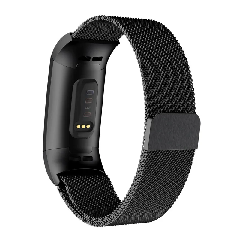 Для Fitbit Charge 3 Ремешки для наручных часов Ремешок для умных часов браслет на запястье из нержавеющей стали Миланская Магнитная Петля для Fitbit Charge3