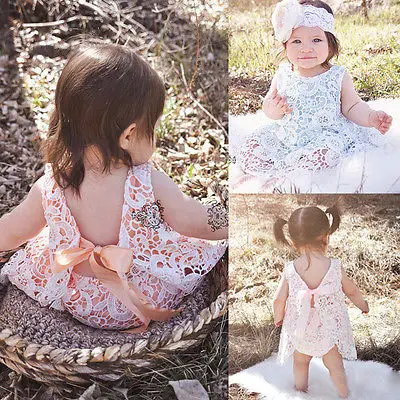 2016 г. Новая одежда для маленьких девочек сарафан с бантом кружевные топы