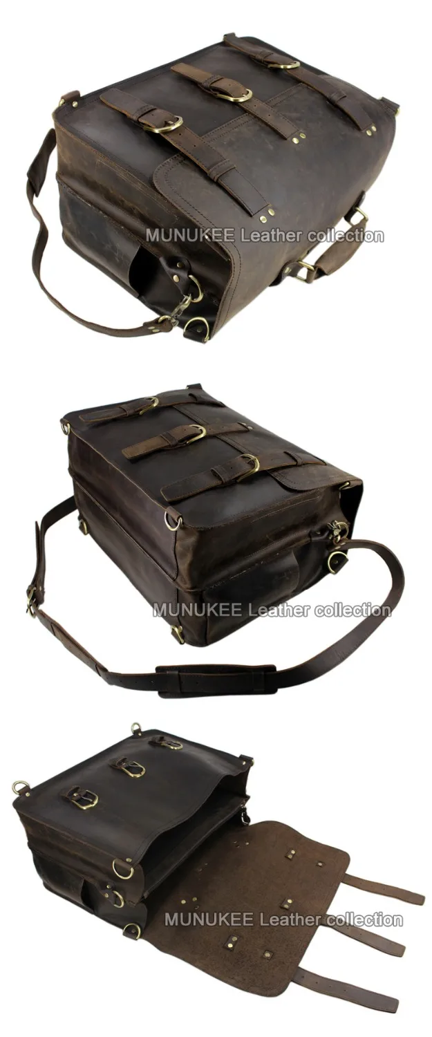Винтажный Мужской рюкзак из 100% натуральной кожи большой кожаный для багажа