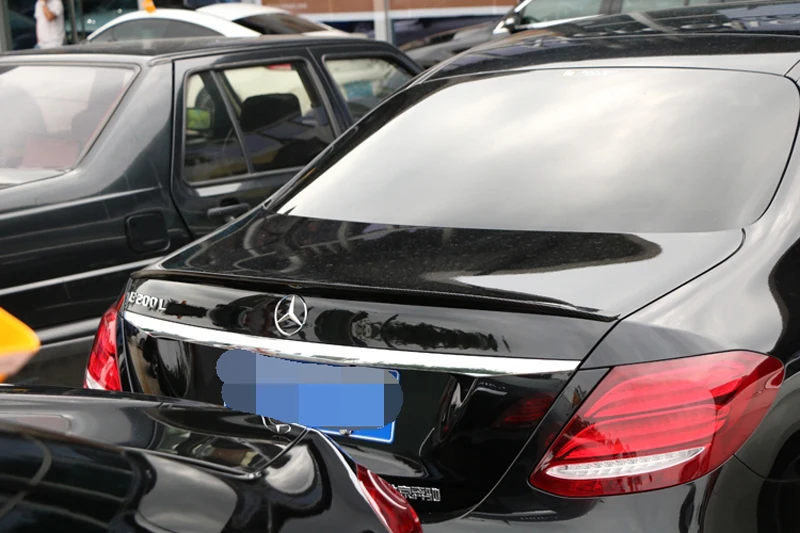 Для Benz W213 спойлер Высокое качество ABS автомобиль спойлер заднего крыла для Benz W213 E300 E320 E260 E63 спойлер