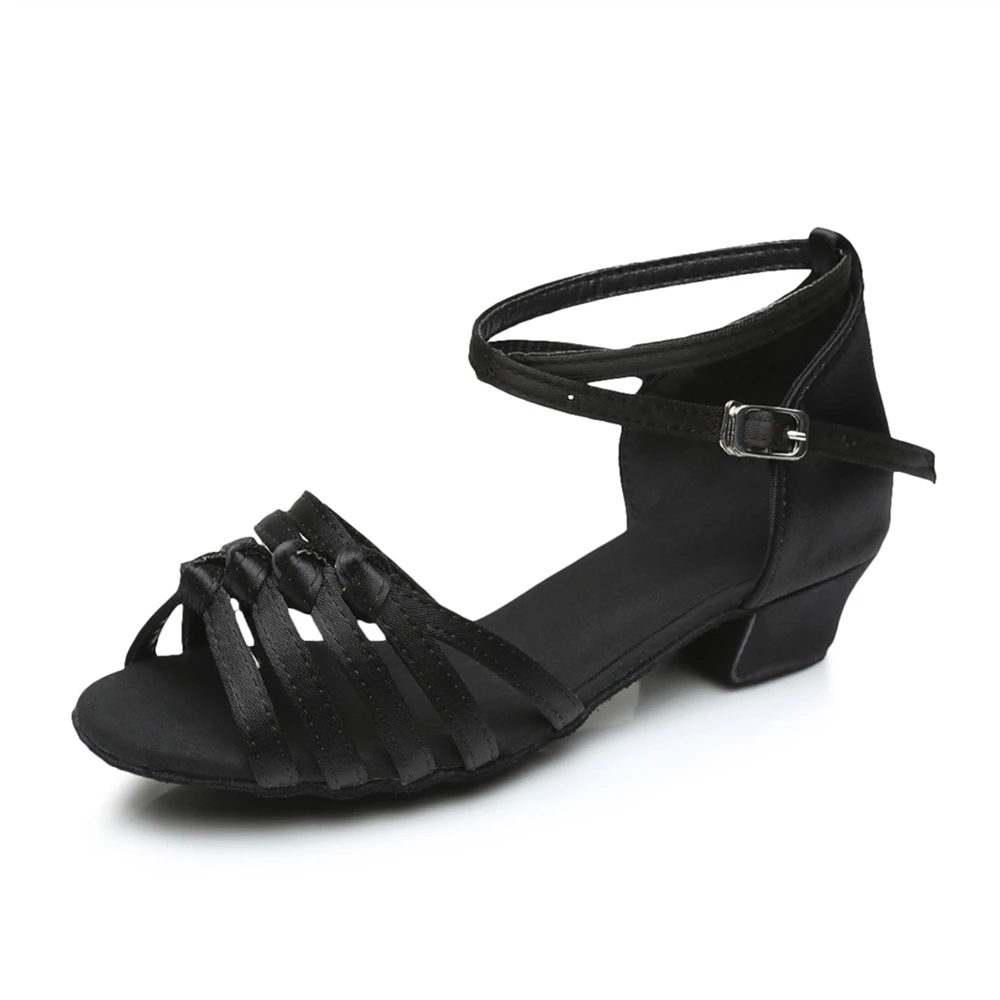 New Beauty Tie 3cm Low Heel Latin/salsa Dance Shoes For Children&ampAdult EUR Size 24-41 L1010 |