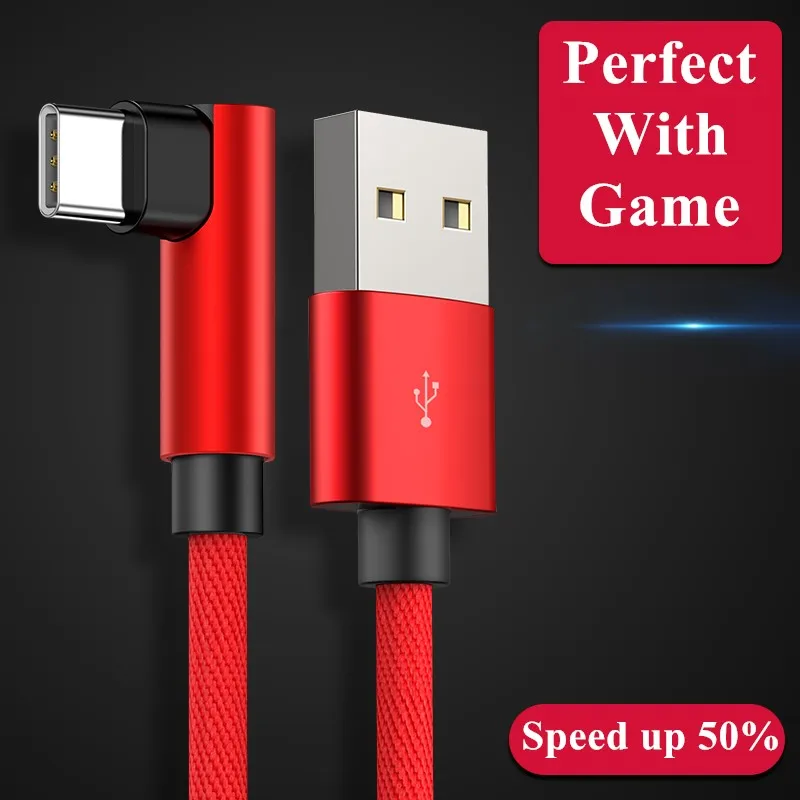 GUSGU usb type C 90 градусов быстрая зарядка usb c кабель L type-c шнур для передачи данных зарядное устройство usb-c для samsung S8 S9 Note 8 Xiaomi mi5 mi6