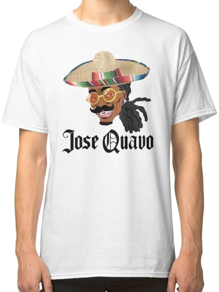 Gildan Jose Quavo Migos Art мужские белые футболки одежда|white tee|men t-shirtt-shirt men |