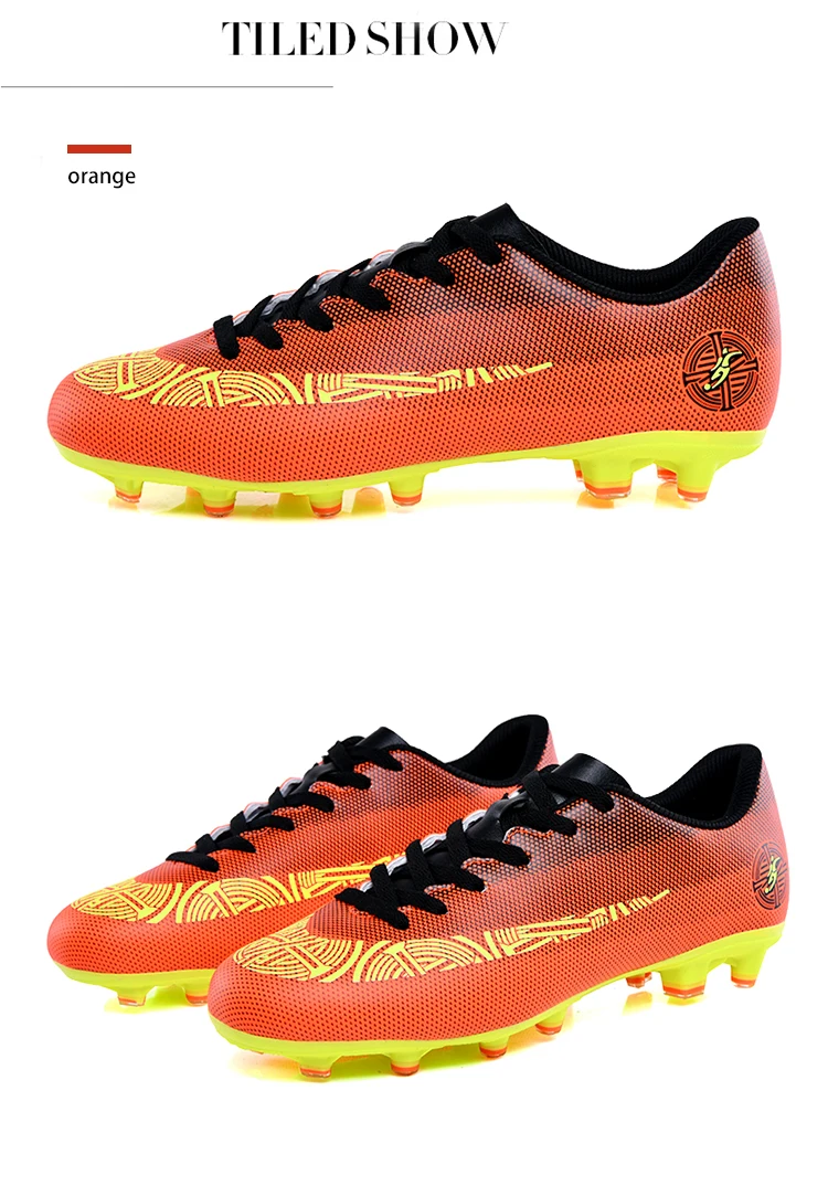HYFMWZS Krasovki оригинальная футбольная обувь для мужчин Crampon футбол сверхтонкие длинные шипы футбольные бутсы дышащие детские бутсы