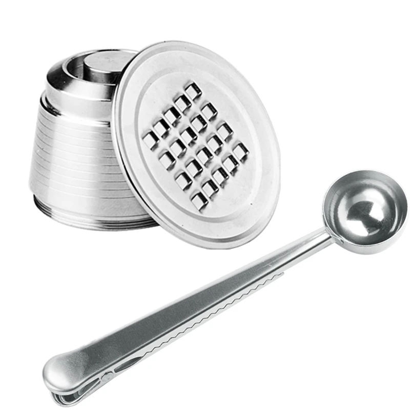 Светло-желтый Нержавеющая многоразовая капсула nespresso кофе постоянные фильтры многоразовые капсулы кафе filtre kahve filtresi mutfak aksesuarlari - Цвет: Светло-желтый