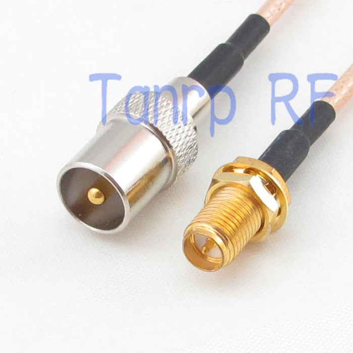 12in TV male to RP SMA female jack RF adapter connector 30CM Pigtail coaxial jumper extension cord cable RG316 | Обустройство дома