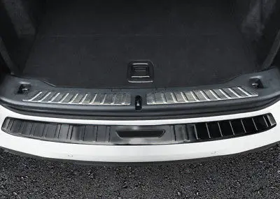 

Stainless Black Outer Rear Bumper Protector Sill Trim 1pcs for BMW X3 G01 2018