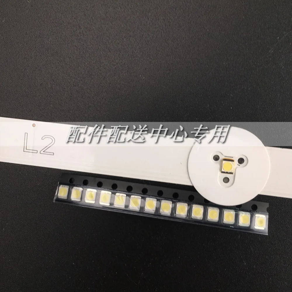 100 шт. x 3528 Colde белый свет LED диод для LG Tv светодиодные полосы объектива 2835 3 0 7 V 280MA 1W