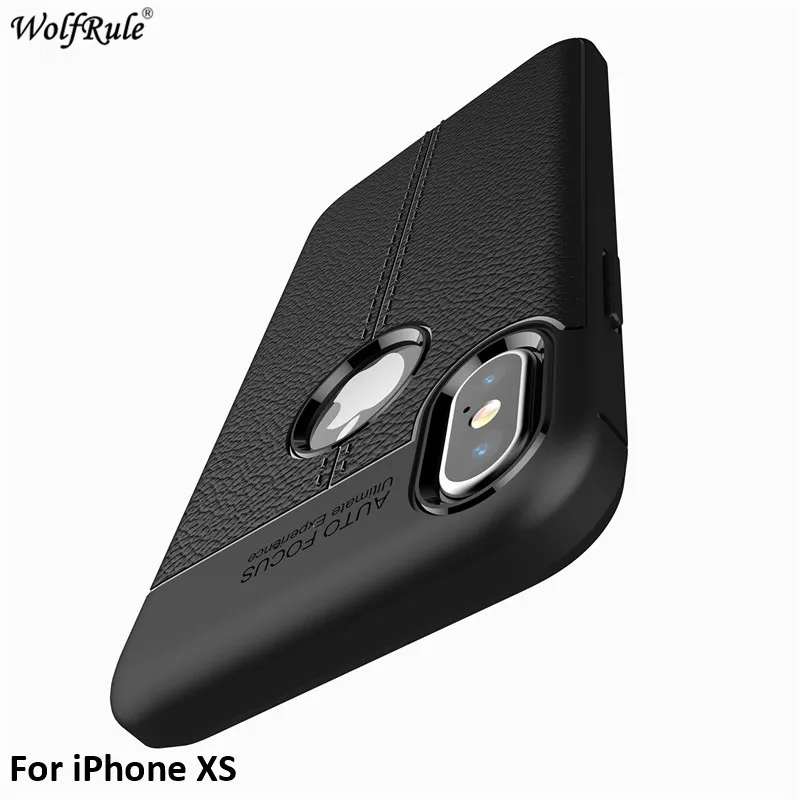 Для iPhone XS Чехол Мягкий Силиконовый ТПУ Бампер корпус Задний защитный чехол для