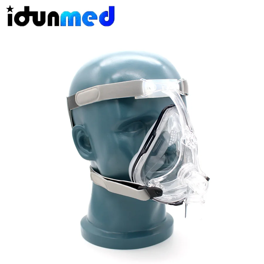 BMC CPAP маска на все лицо для CPAP машины APAP BPAP с регулируемым подбородком головной убор ремень для сна апноэ анти храп решение