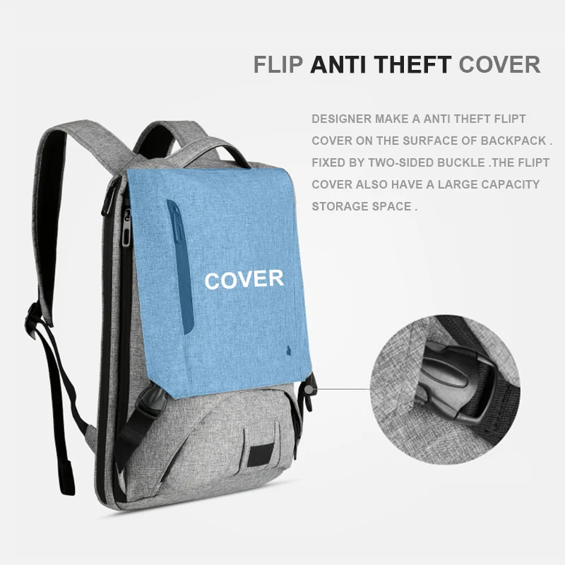 Рюкзак с защитой от кражи для мужчин и женщин мужской рюкзак ноутбука сумка 15 6