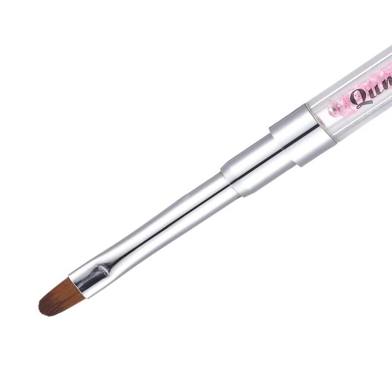 1 шт. УФ-Гелевая Кисть градиентная ручка для рисования кисти розовые стразы