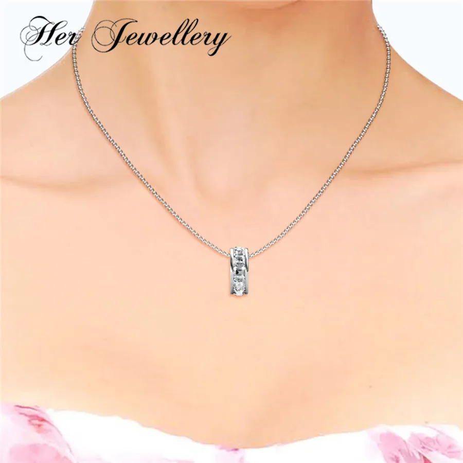 Her Jewellery роскошное круглое ожерелье с подвеской в подарок на день Святого