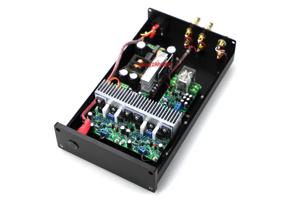 GZLOZONE готовой Hi Fi NAP250 мод стерео Мощность усилитель 80 Вт + Настольный L9 17|Усилители