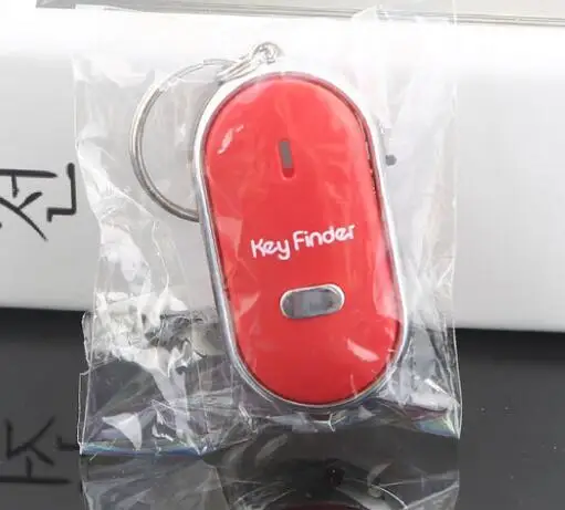 Wireless Whistle Key Finder Keychain For Women Men Anti-Lost Device Keyrings Electronic Anti-Theft Ellipse Plastic Key Search