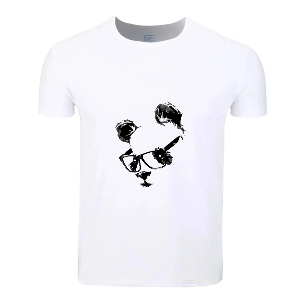 Кота совы панды модный хлопок большой размер студентов летняя футболка короткий